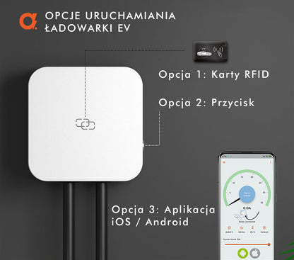 Ładowarka Wallbox EV EV AMP-32 Nano Biała + Wtyczka